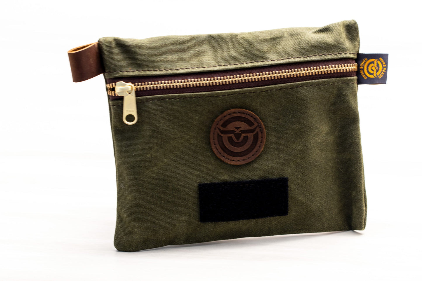 Make Ready Range Wear Waxed Canvas Small Pouch in Olive