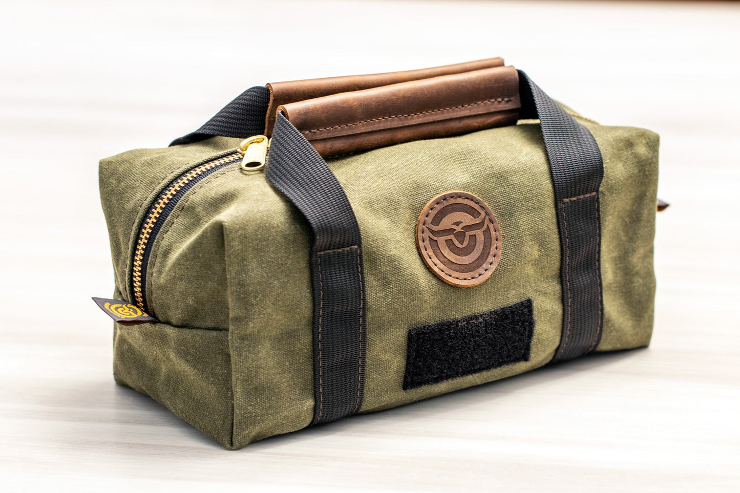 Make Ready Range Wear waxed canvas bag in olive