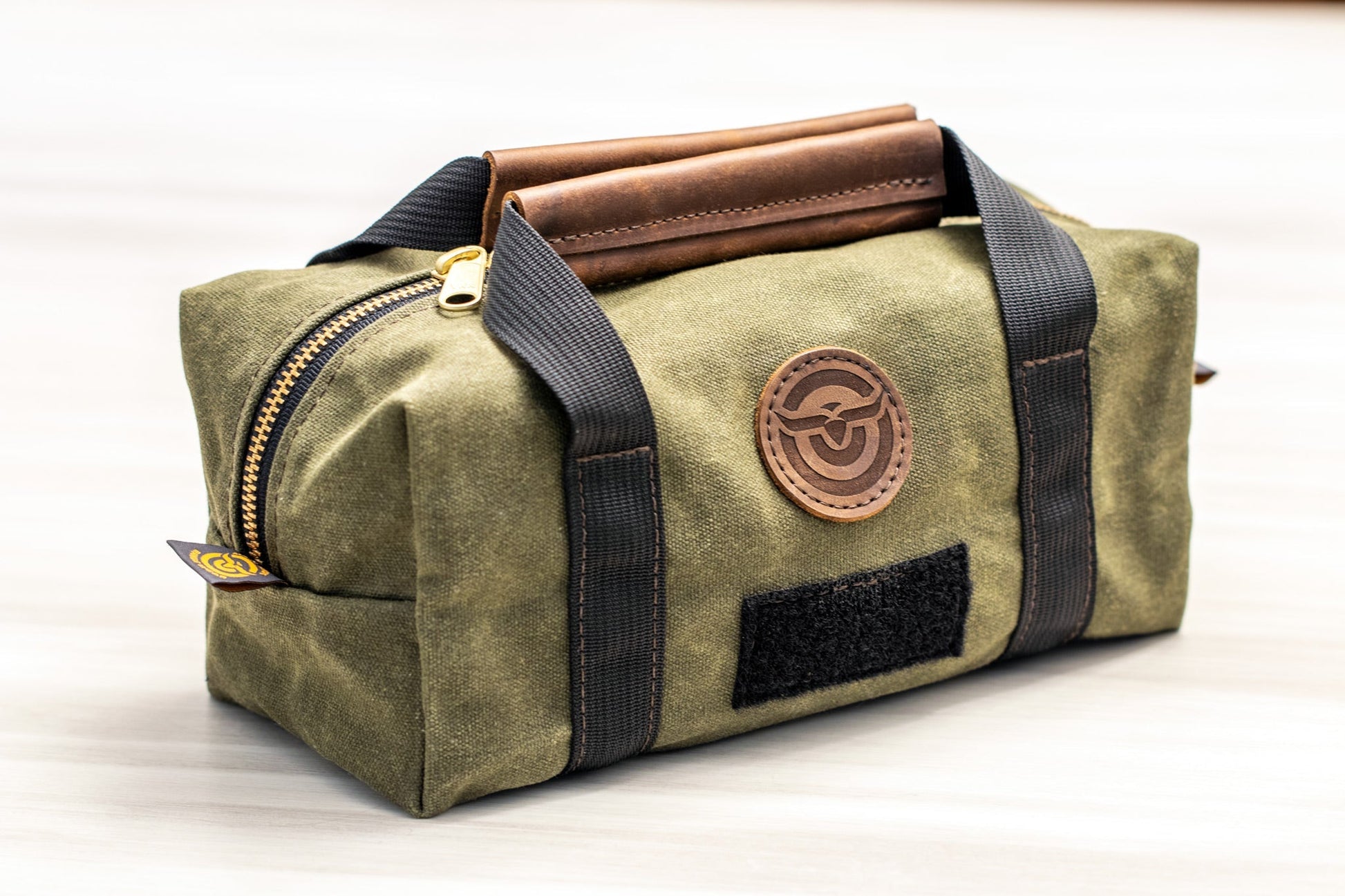Make Ready Range Wear waxed canvas bag in olive